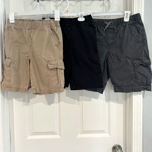 The Children's Place & Old Navy Boy Youth Cargo Shorts Sz 10 Bundle Pockets
